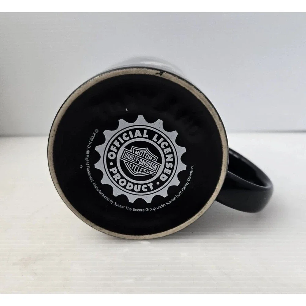 Harley Davidson Fat Boy 2002 Coffee Mug Official Licensed 3D Logo 10oz Vintage